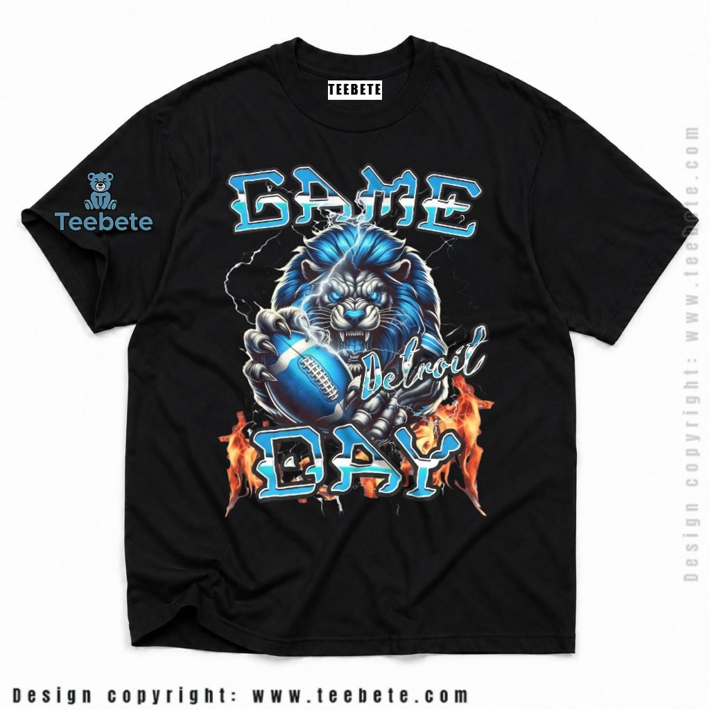 Detroit Lions Game Day Lightning Shirt