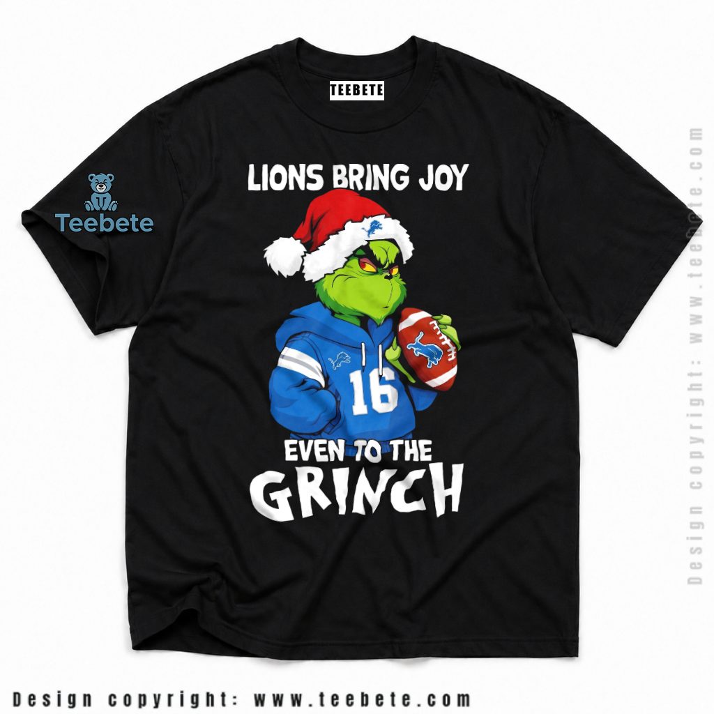Detroit Lions Grinch Bring Joy Shirt