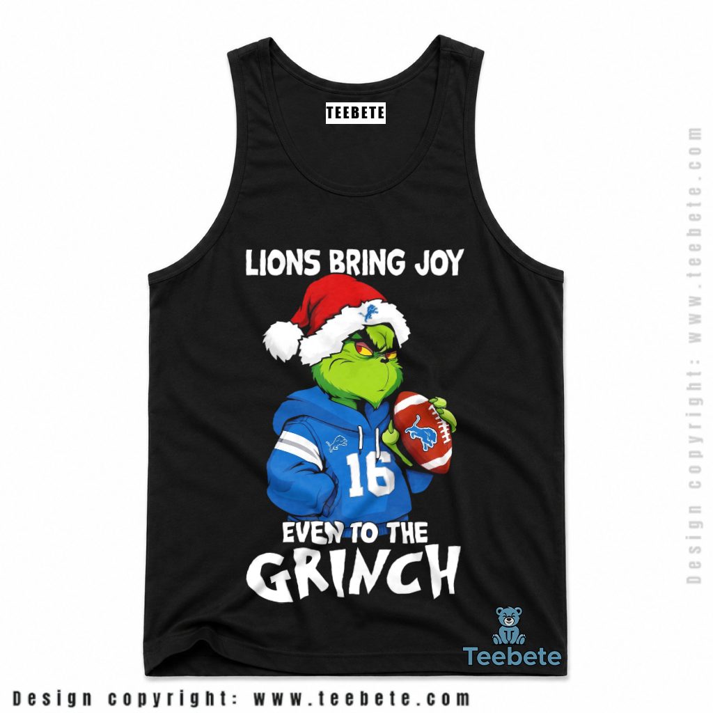 Detroit Lions Grinch Bring Joy Tanktop Detroit Lions Grinch Bring Joy Tanktop