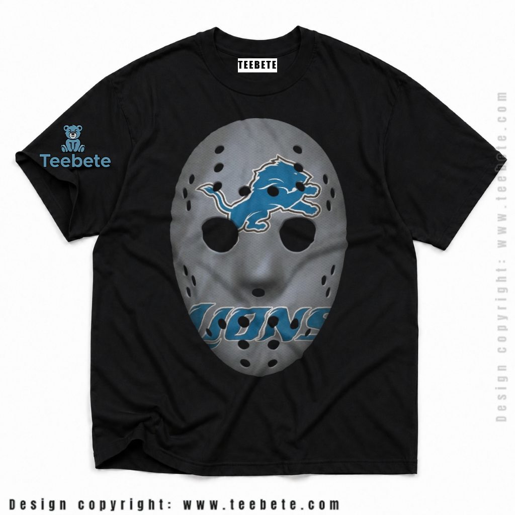 Detroit Lions Hockey Mask Halloween Shirt