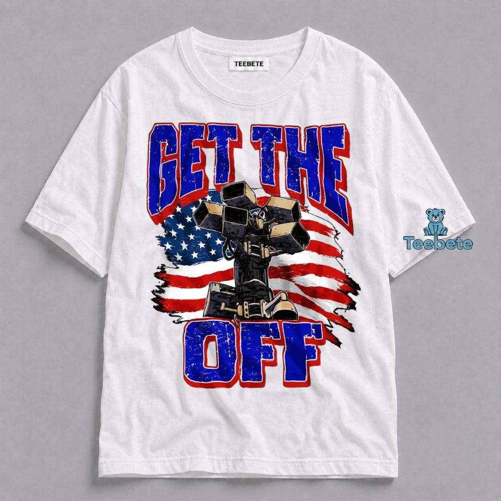 Get The Siren American Flag Patriotic Funny Graphic Shirt
