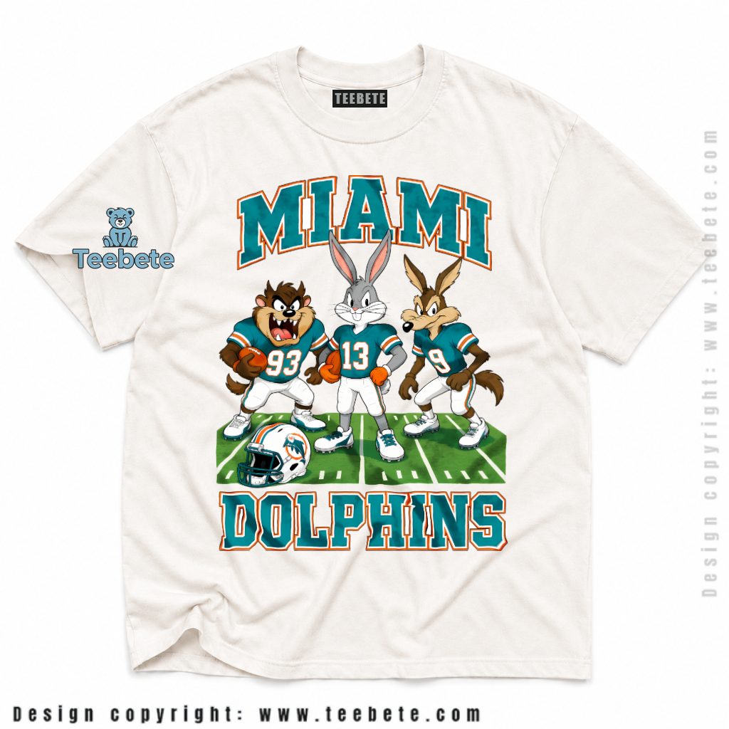 Miami Dolphins Looney Tunes Team Shirt