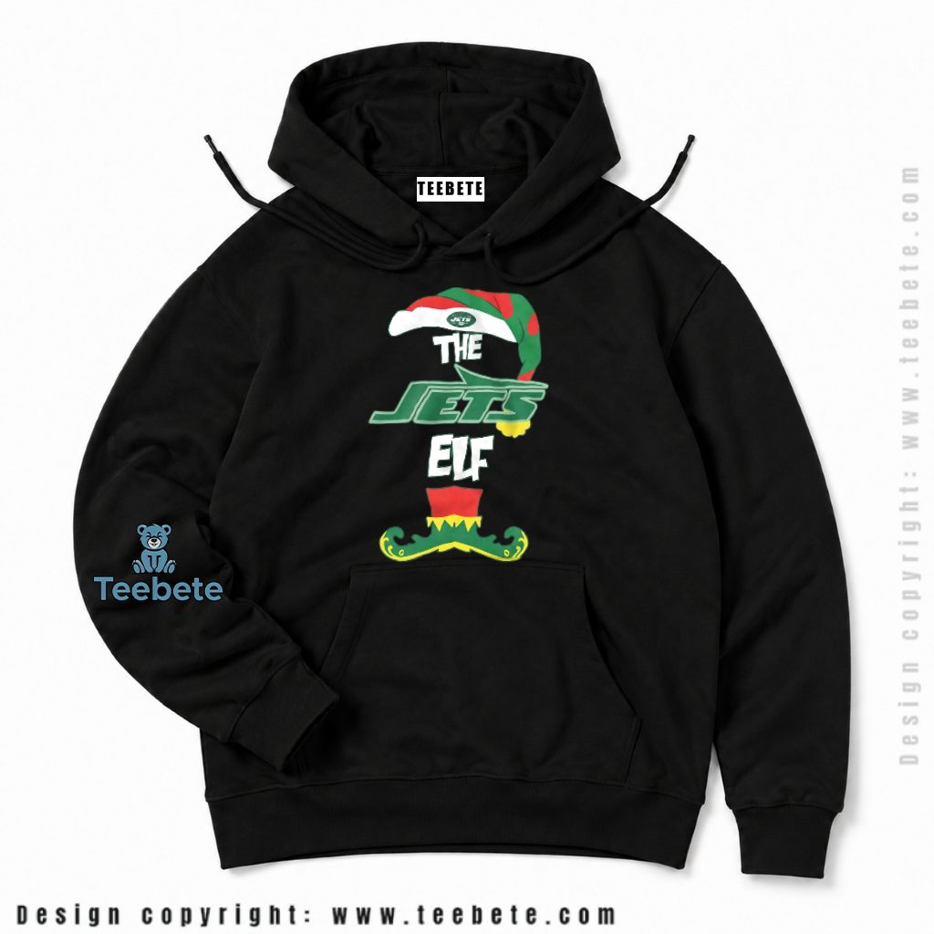 New York Jets Elf Christmas Costume Hoodie New York Jets Elf Christmas Costume Hoodie