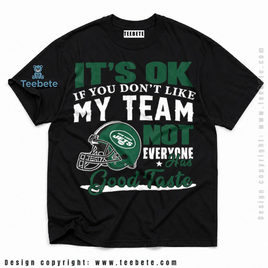 New York Jets Good Taste Team Helmet Shirt