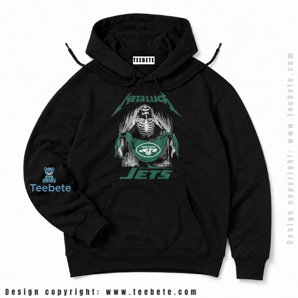 New York Jets Grim Reaper Skeleton Halloween Hoodie New York Jets Grim Reaper Skeleton Halloween Hoodie