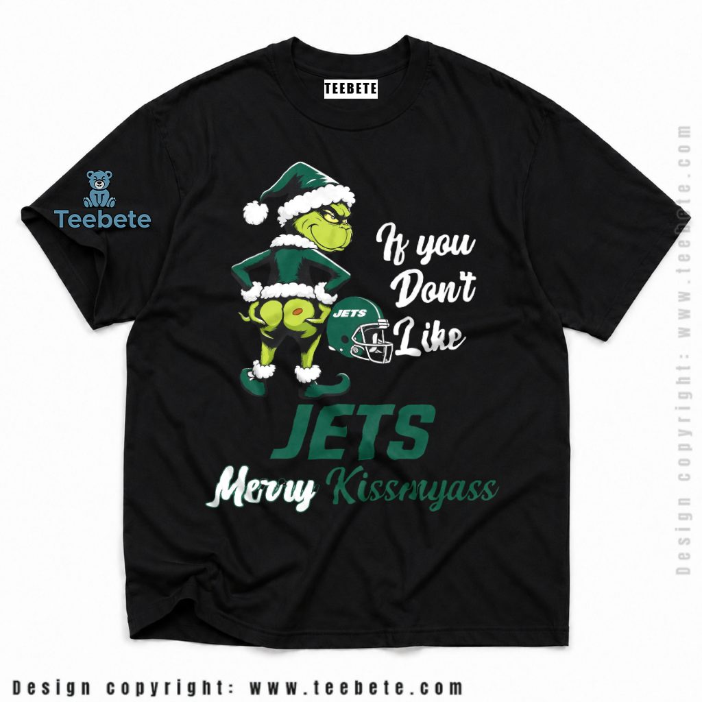 New York Jets Grinch And Elf Holiday Shirt