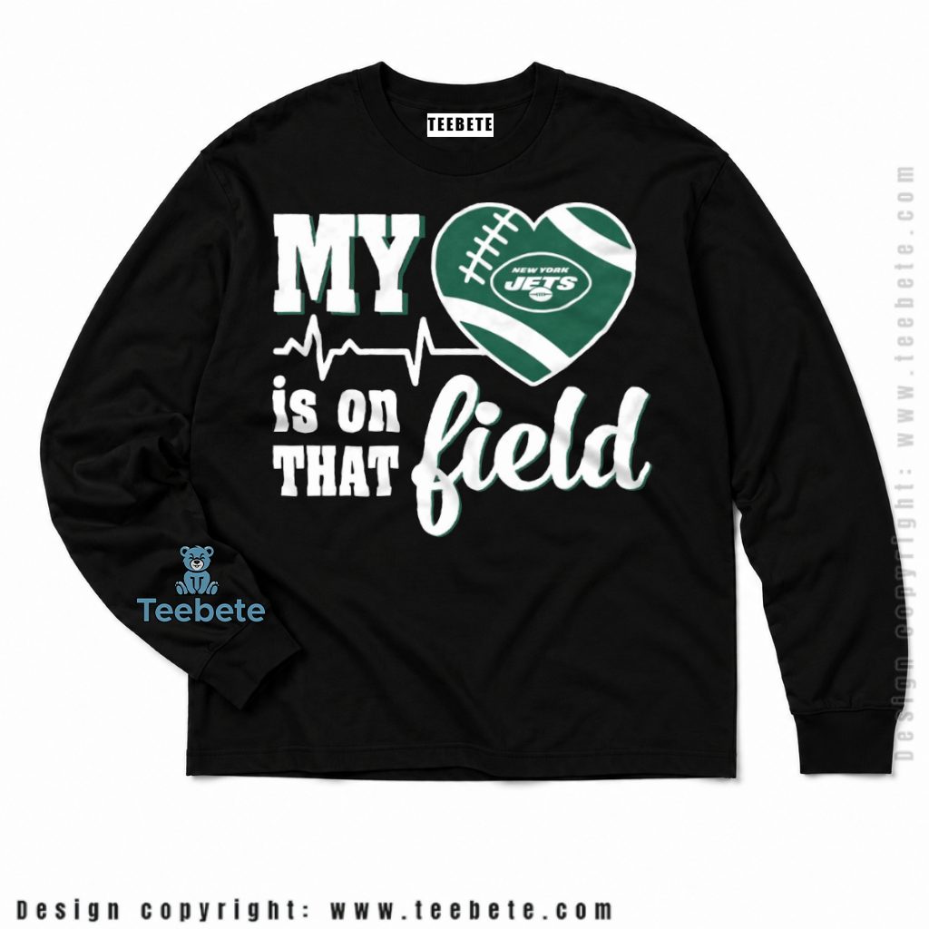 New York Jets Heartbeat On The Field Long Sleeve New York Jets Heartbeat On The Field Long Sleeve