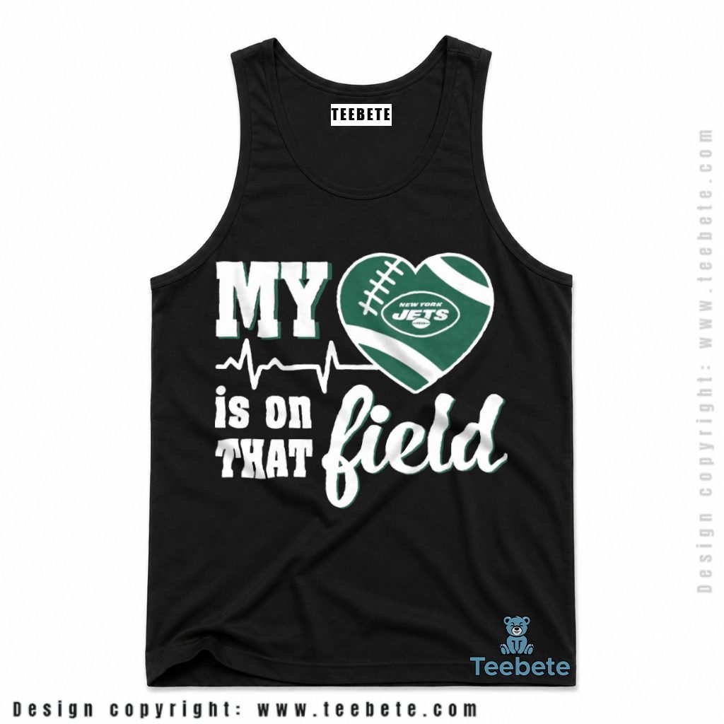New York Jets Heartbeat On The Field Tanktop New York Jets Heartbeat On The Field Tanktop