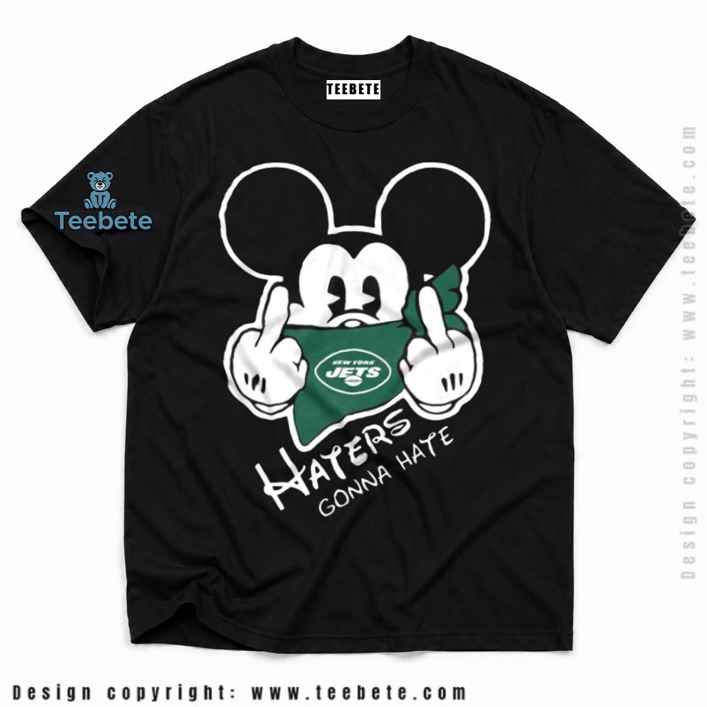 New York Jets Mickey Haters Gonna Hate Bandana Shirt