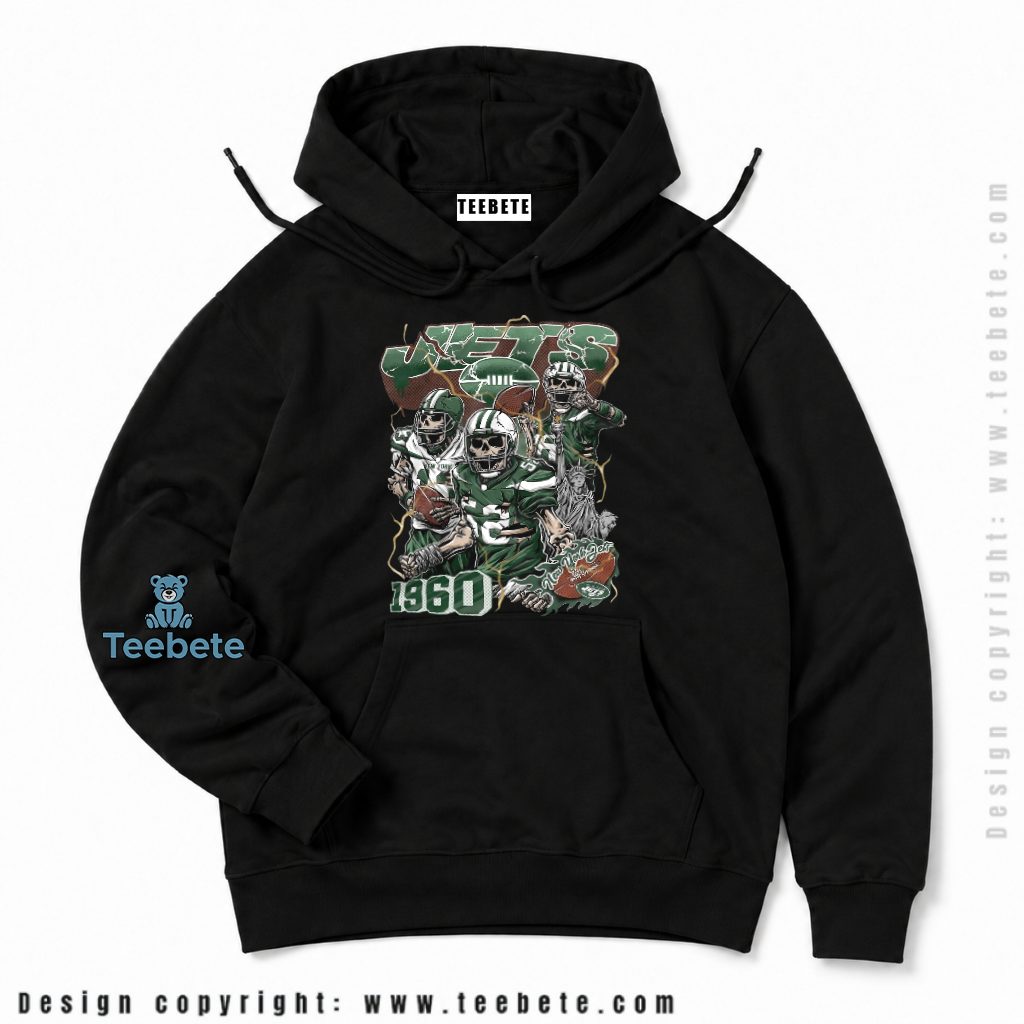 New York Jets Skeleton Player Est 1960 Hoodie New York Jets Skeleton Player Est 1960 Hoodie