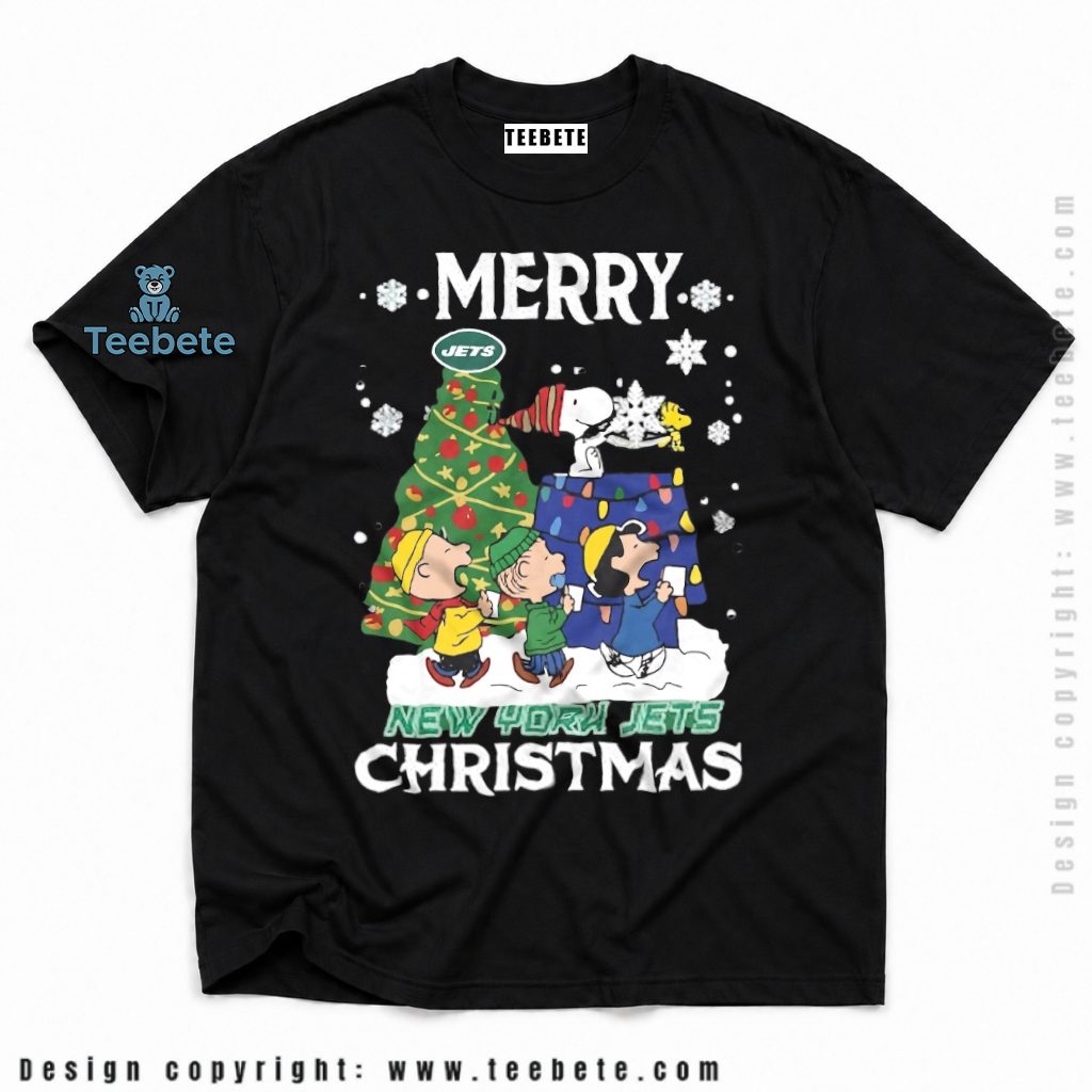 New York Jets Snoopy And Woodstock Fireplace Shirt