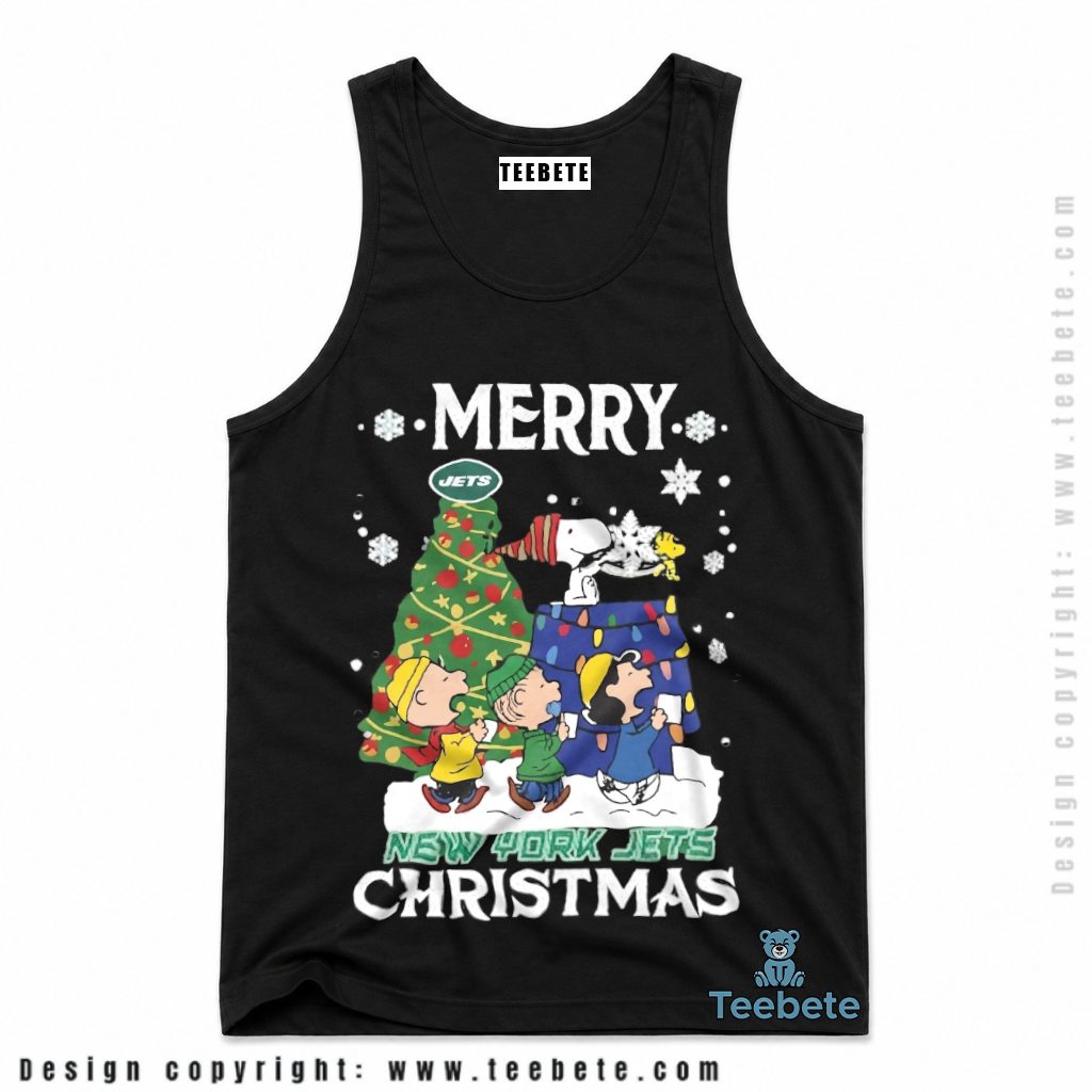 New York Jets Snoopy And Woodstock Fireplace Tanktop New York Jets Snoopy And Woodstock Fireplace Tanktop