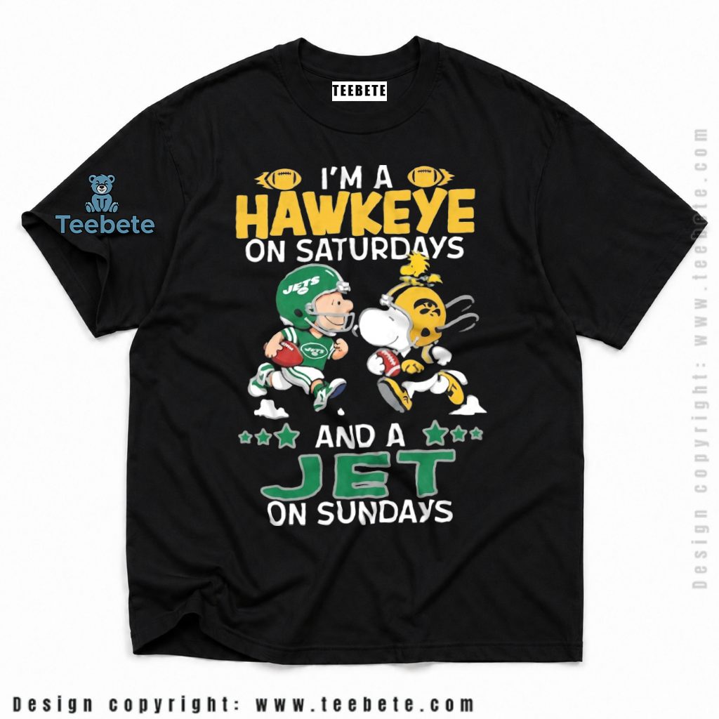 New York Jets Snoopy Hawkeye Saturdays Shirt