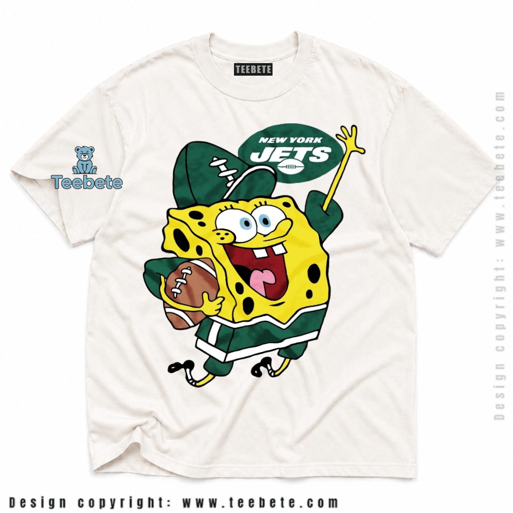 New York Jets Spongebob Football Fan Shirt