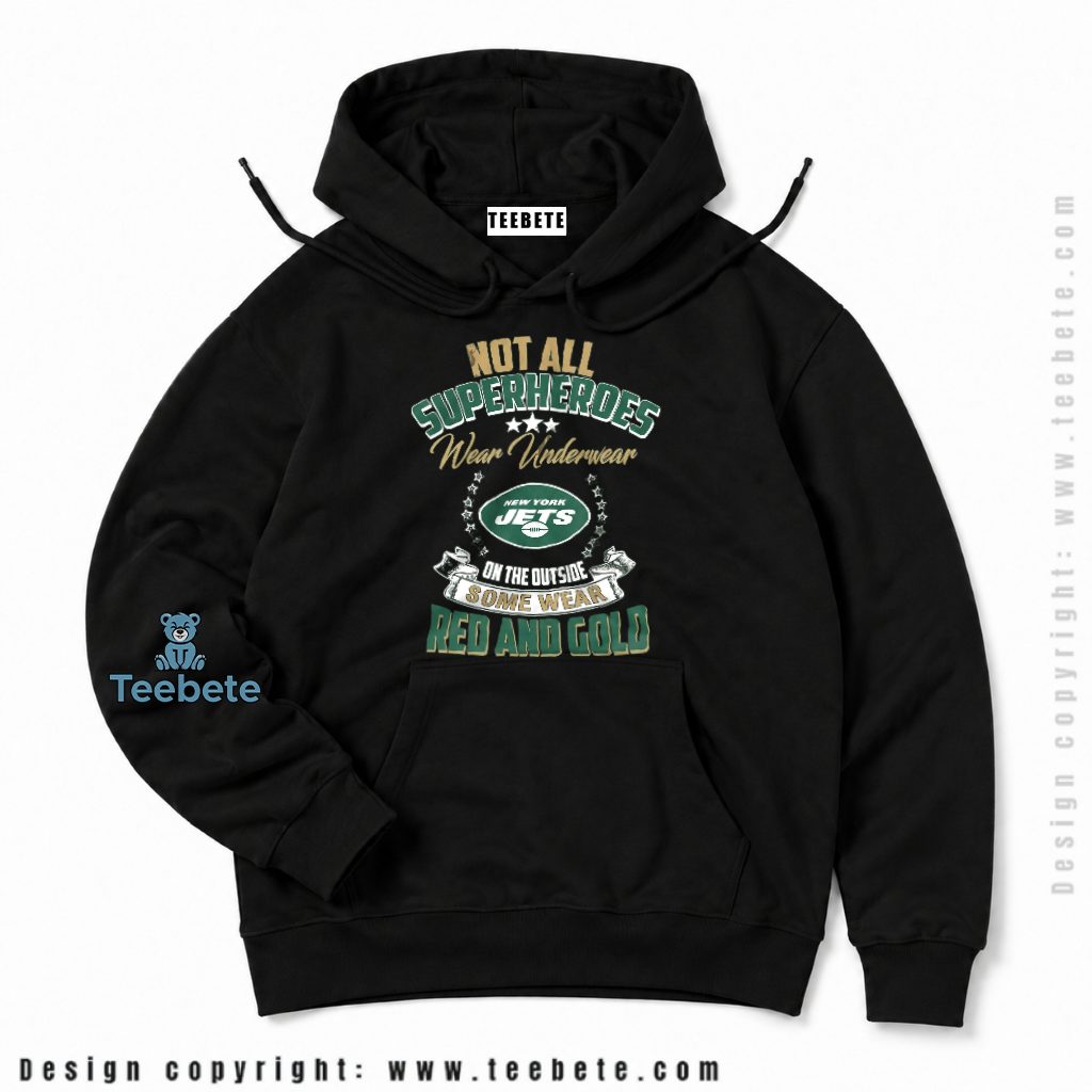 New York Jets Superhero Underwear Fan Hoodie New York Jets Superhero Underwear Fan Hoodie