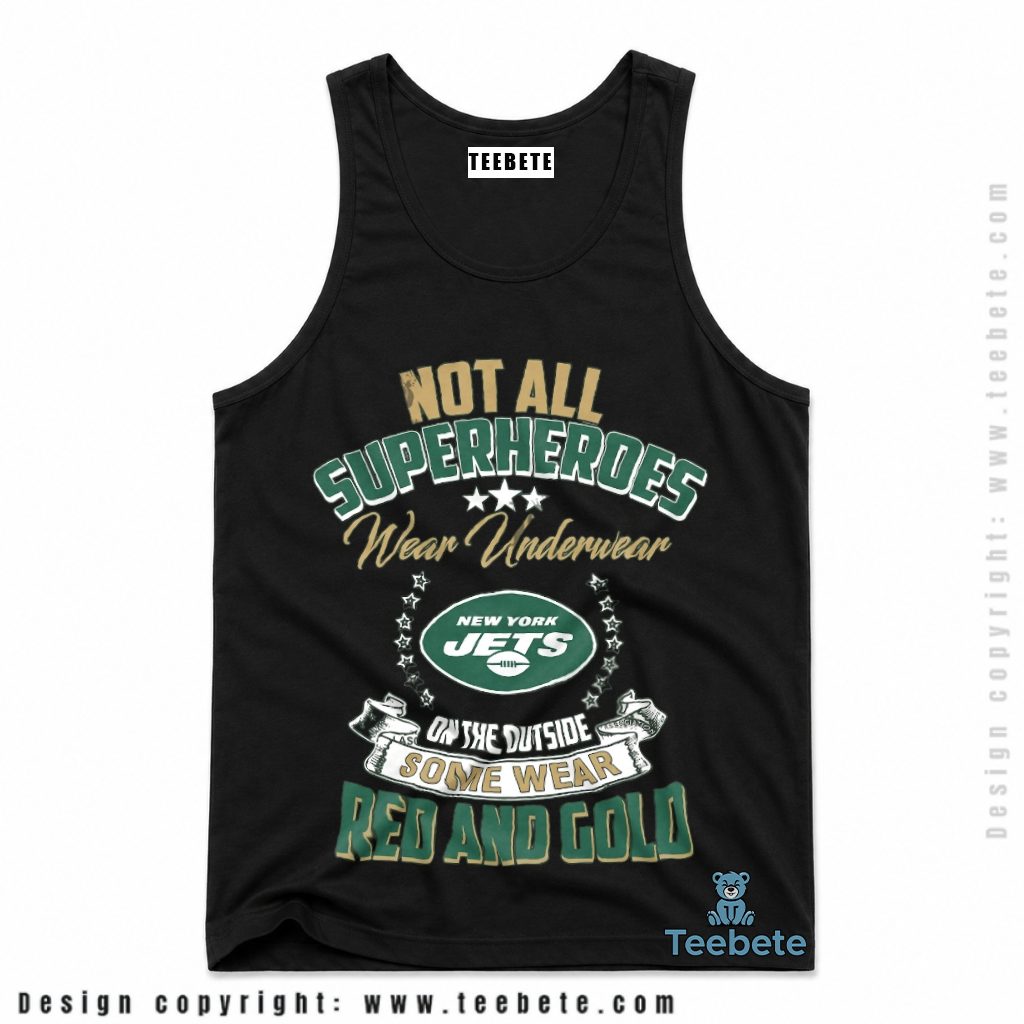 New York Jets Superhero Underwear Fan Tanktop New York Jets Superhero Underwear Fan Tanktop
