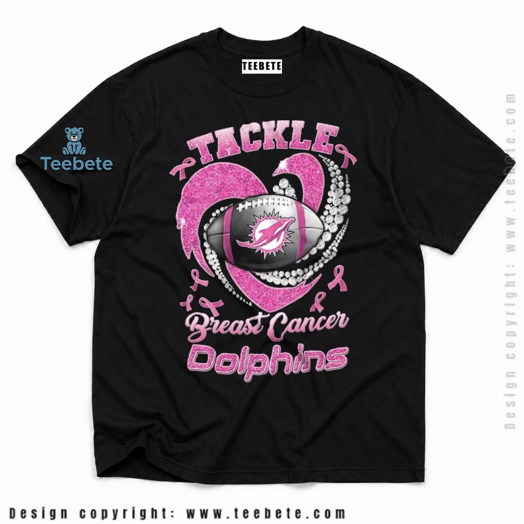 Tackle Breast Cancer Miami Dolphins Shirt