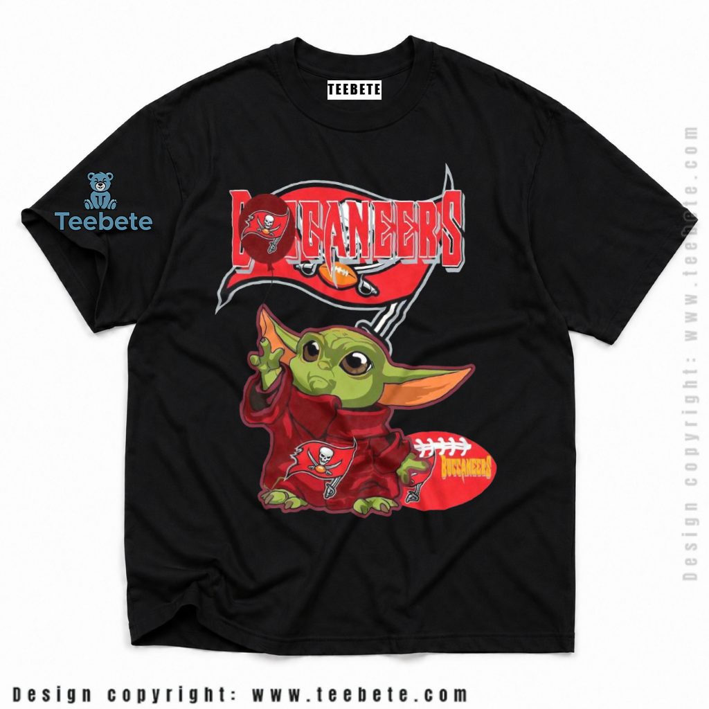 Tampa Bay Buccaneers Baby Yoda Balloon Football Shirt