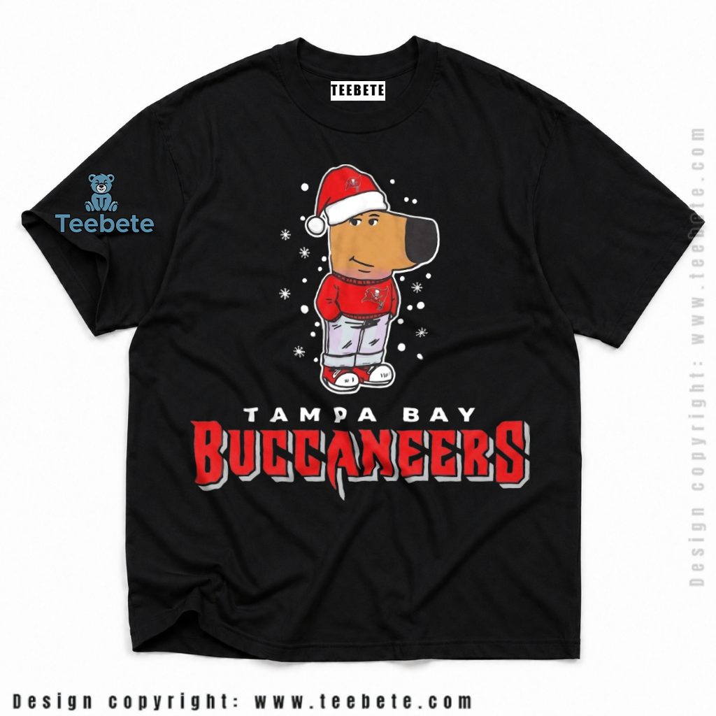 Tampa Bay Buccaneers Chill Guy Dog Christmas Shirt