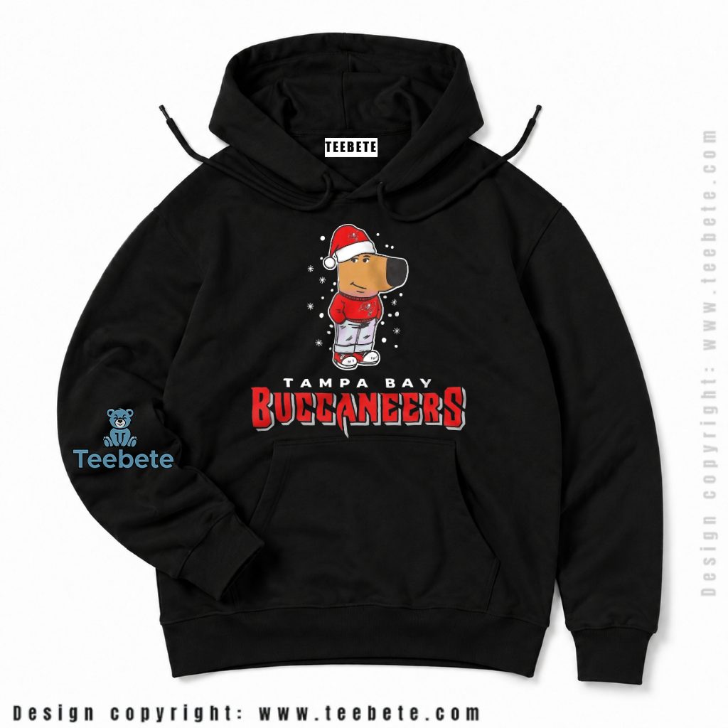 Tampa Bay Buccaneers Chill Guy Dog Christmas Hoodie Tampa Bay Buccaneers Chill Guy Dog Christmas Hoodie