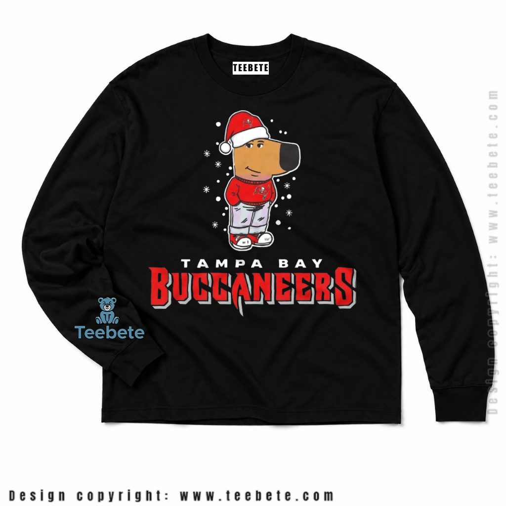 Tampa Bay Buccaneers Chill Guy Dog Christmas Long Sleeve Tampa Bay Buccaneers Chill Guy Dog Christmas Long Sleeve