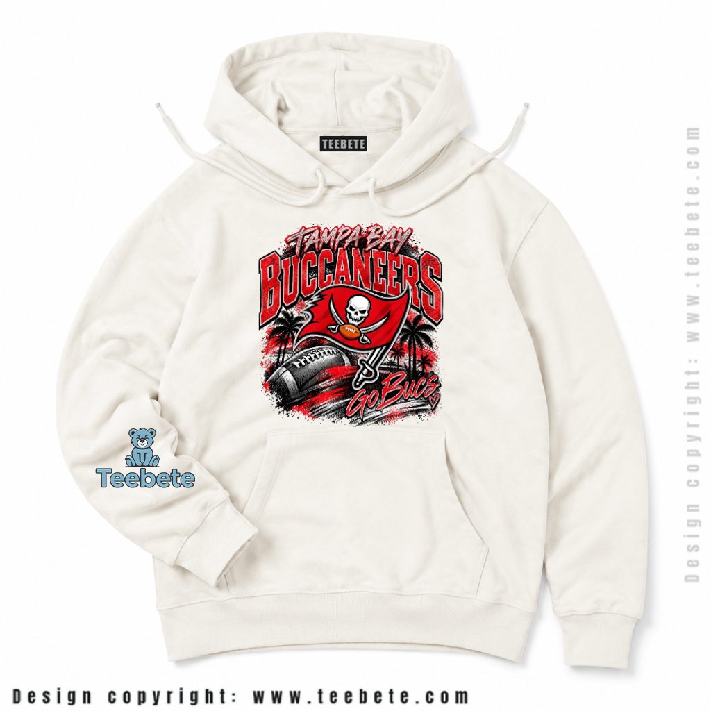 Tampa Bay Buccaneers Go Bucs Skull Flag Hoodie Tampa Bay Buccaneers Go Bucs Skull Flag Hoodie