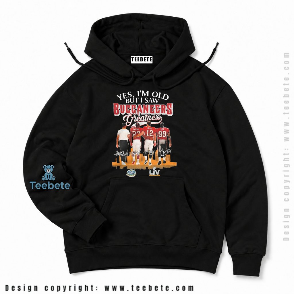 Tampa Bay Buccaneers Greatness Legends Skyline Hoodie Tampa Bay Buccaneers Greatness Legends Skyline Hoodie