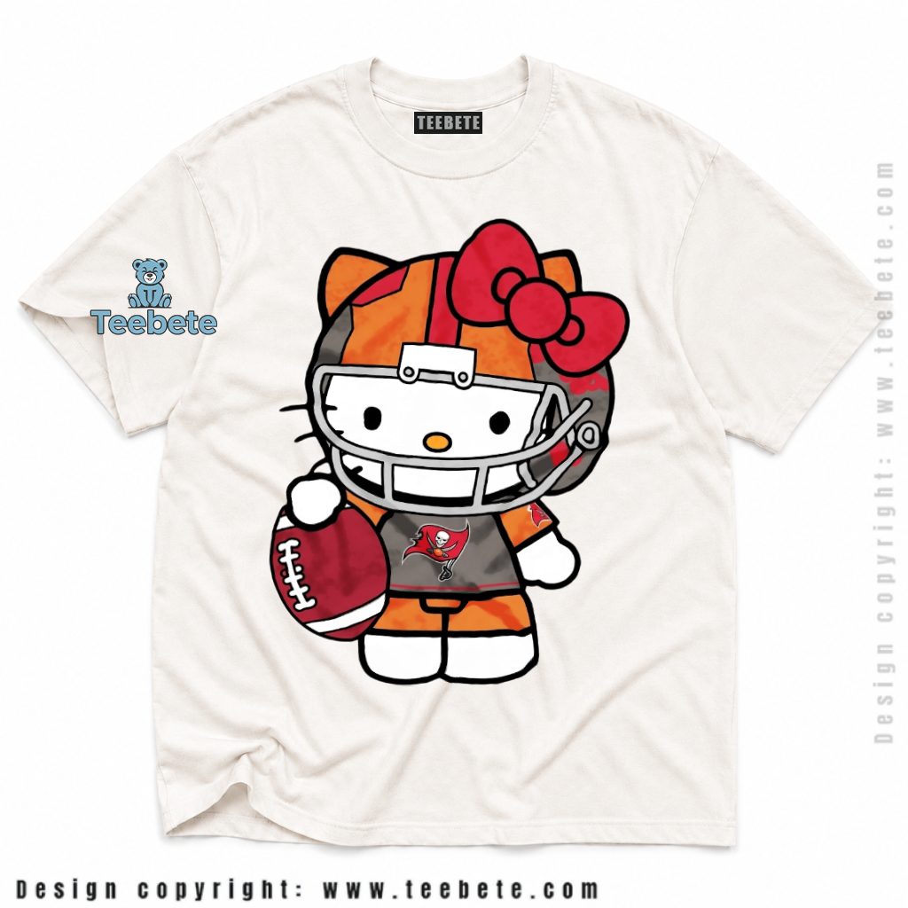 Tampa Bay Buccaneers Hello Kitty Helmet Football Shirt