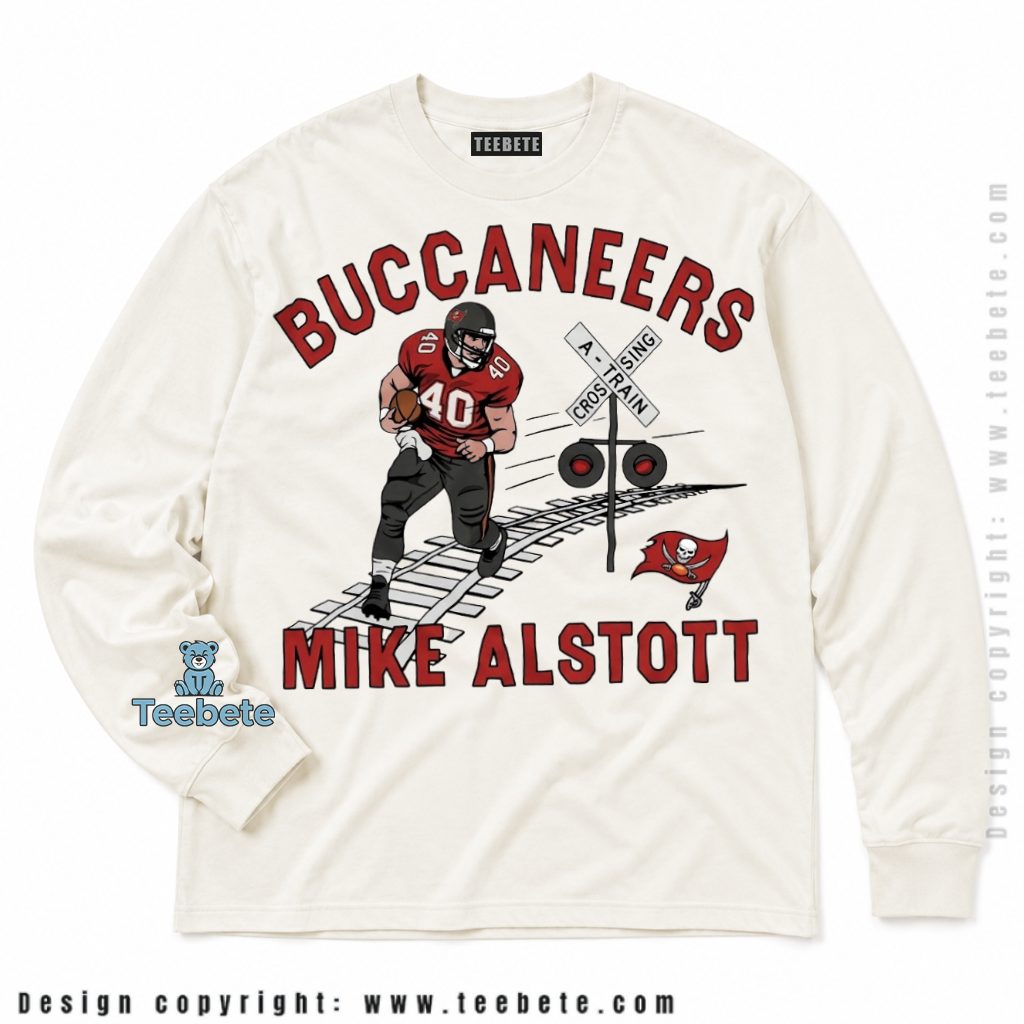 Tampa Bay Buccaneers Mike Alstott Railroad Long Sleeve Tampa Bay Buccaneers Mike Alstott Railroad Long Sleeve