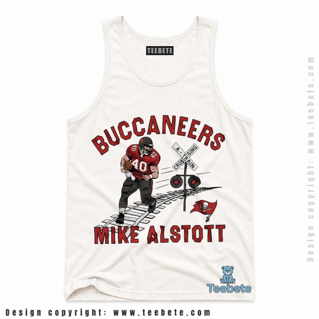 Tampa Bay Buccaneers Mike Alstott Railroad Tanktop Tampa Bay Buccaneers Mike Alstott Railroad Tanktop
