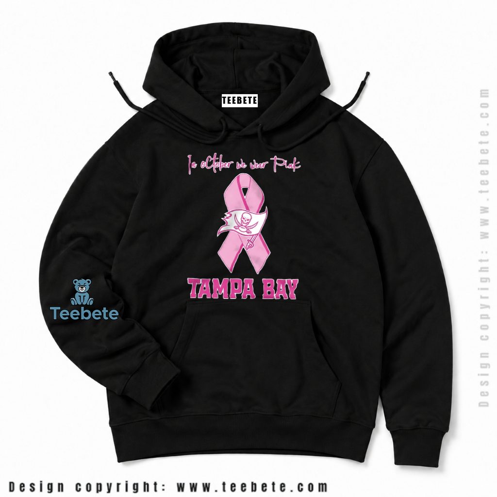 Tampa Bay Buccaneers October Pink Ribbon Awareness Hoodie Tampa Bay Buccaneers October Pink Ribbon Awareness Hoodie