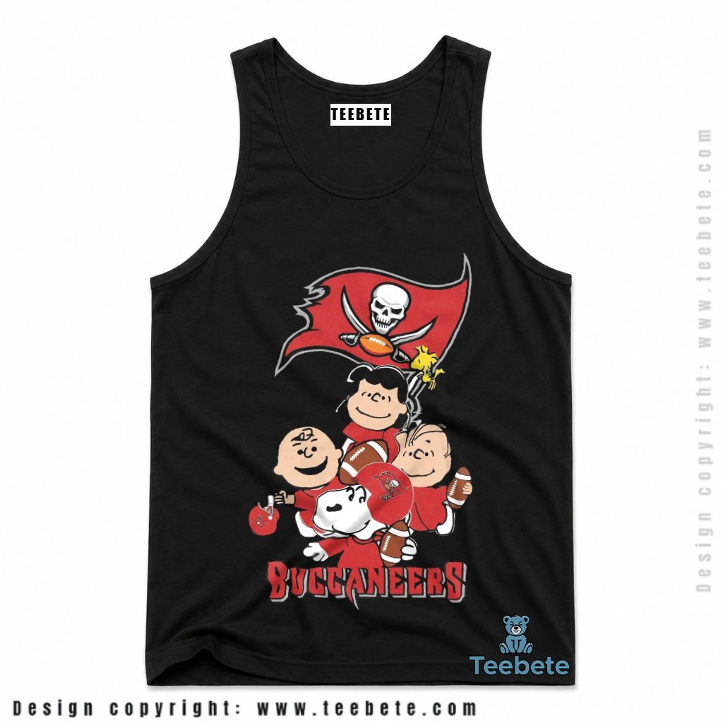 Tampa Bay Buccaneers Peanuts Snoopy Flag Tanktop Tampa Bay Buccaneers Peanuts Snoopy Flag Tanktop