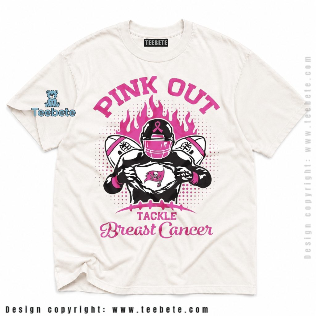 Tampa Bay Buccaneers Pink Out Tackle Cancer Shirt