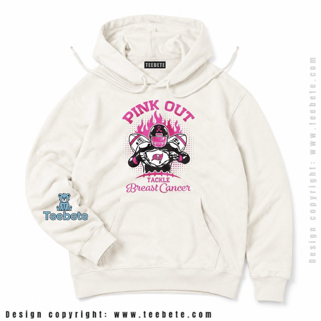 Tampa Bay Buccaneers Pink Out Tackle Cancer Hoodie Tampa Bay Buccaneers Pink Out Tackle Cancer Hoodie
