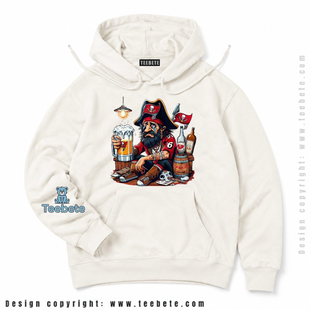 Tampa Bay Buccaneers Pirate Beer Tears Hoodie Tampa Bay Buccaneers Pirate Beer Tears Hoodie