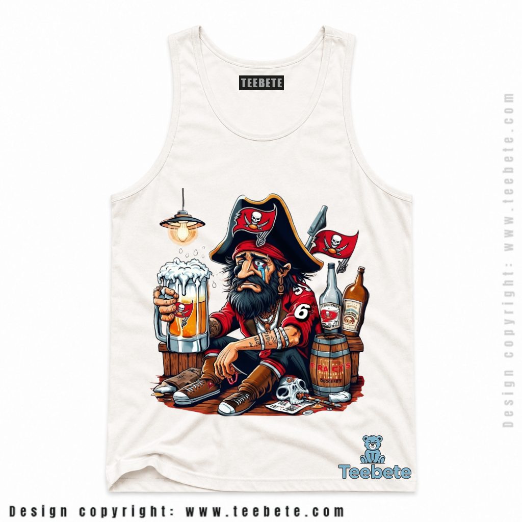 Tampa Bay Buccaneers Pirate Beer Tears Tanktop Tampa Bay Buccaneers Pirate Beer Tears Tanktop
