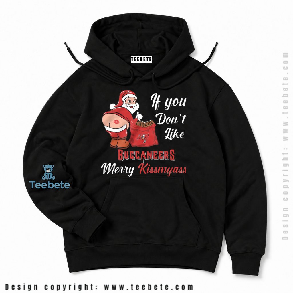 Tampa Bay Buccaneers Santa Spanking Merry Kissmyass Hoodie Tampa Bay Buccaneers Santa Spanking Merry Kissmyass Hoodie