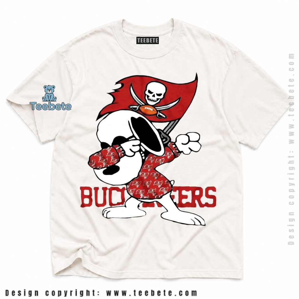 Tampa Bay Buccaneers Snoopy Pattern Sweater Flag Shirt