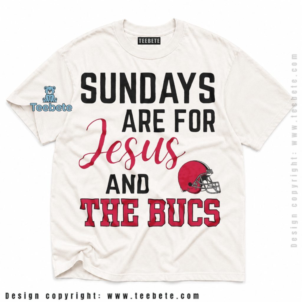 Tampa Bay Buccaneers Sundays Jesus And The Bucs Shirt