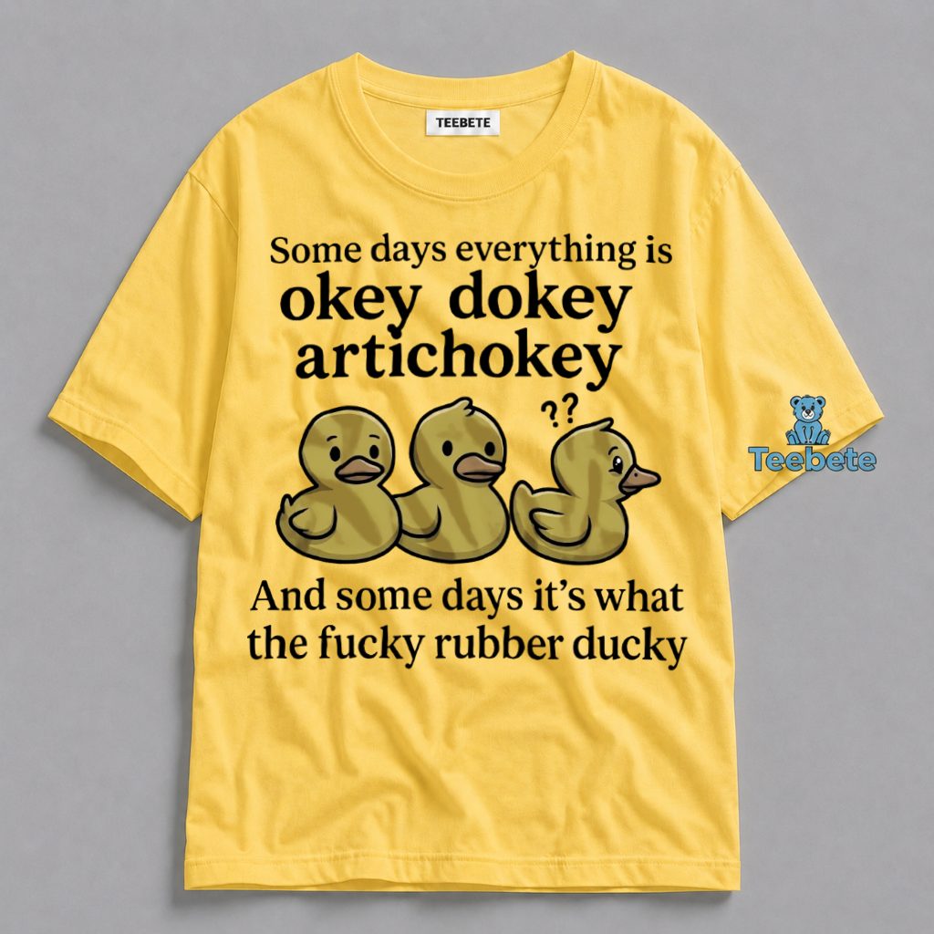 What The Fucky Rubber Ducky Funny Sarcastic Cute Duck Shirt