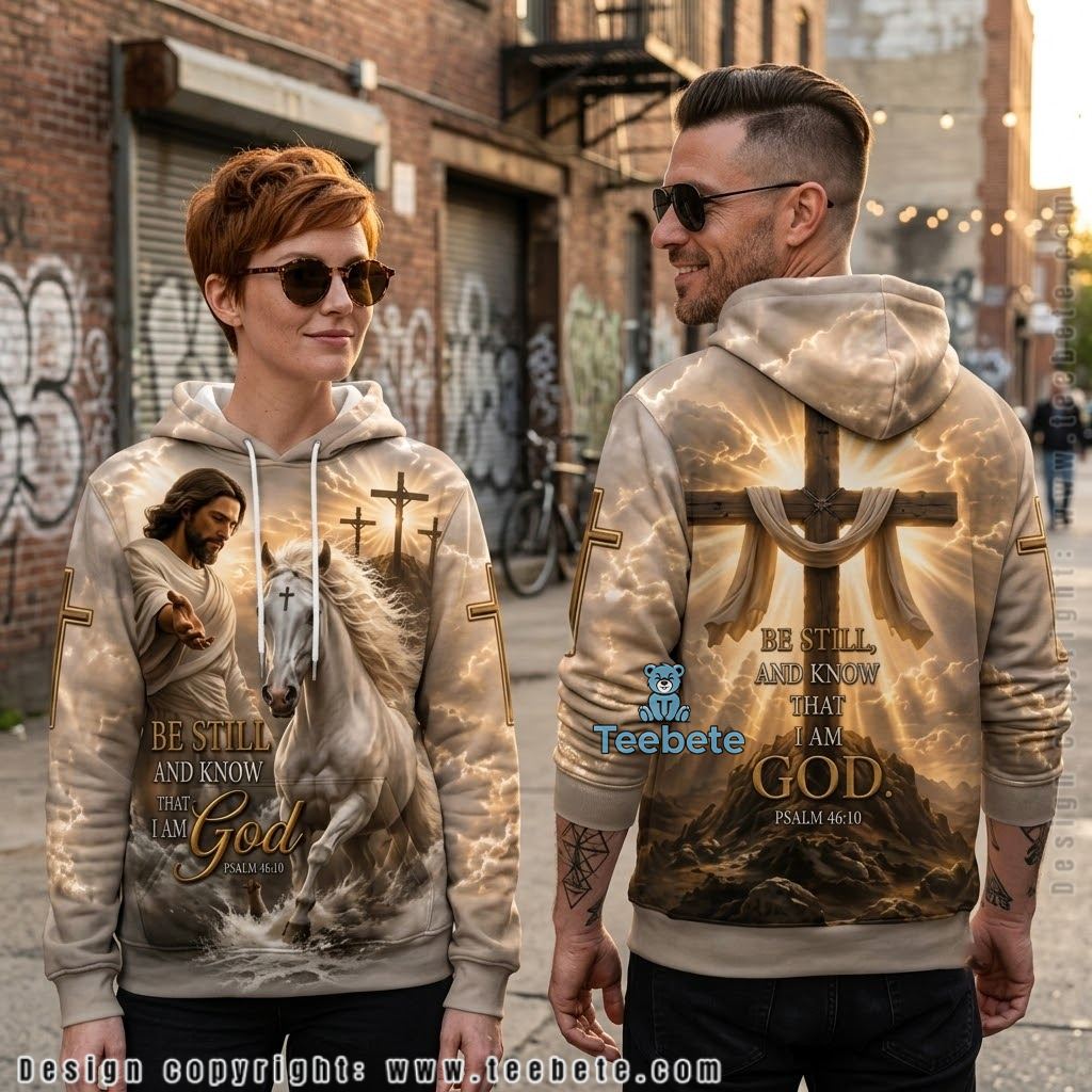 Jesus White Horse Psalm 3D Hoodie