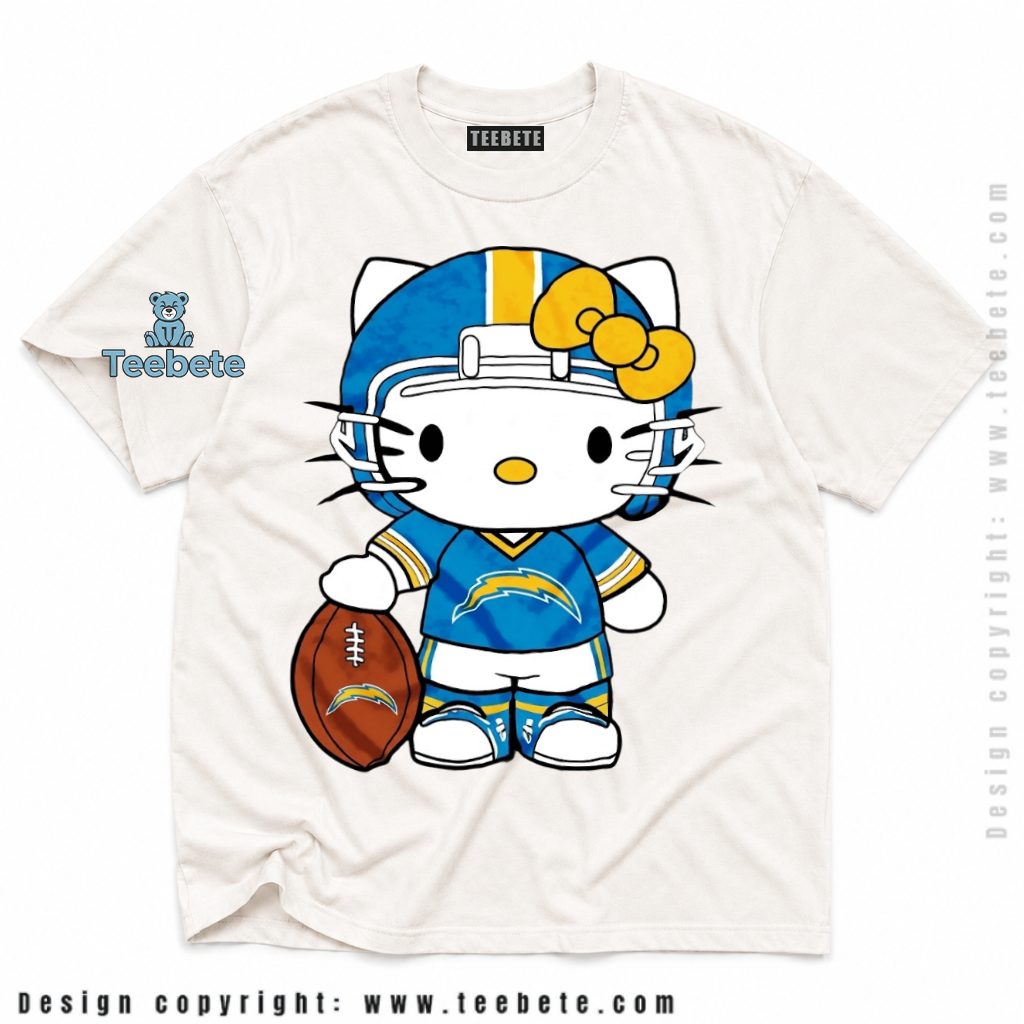 Los Angeles Chargers Hello Kitty Football Fan Shirt
