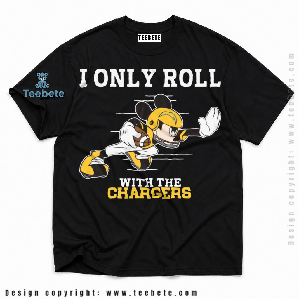 Los Angeles Chargers Mickey Mouse Running Back Cool Shirt
